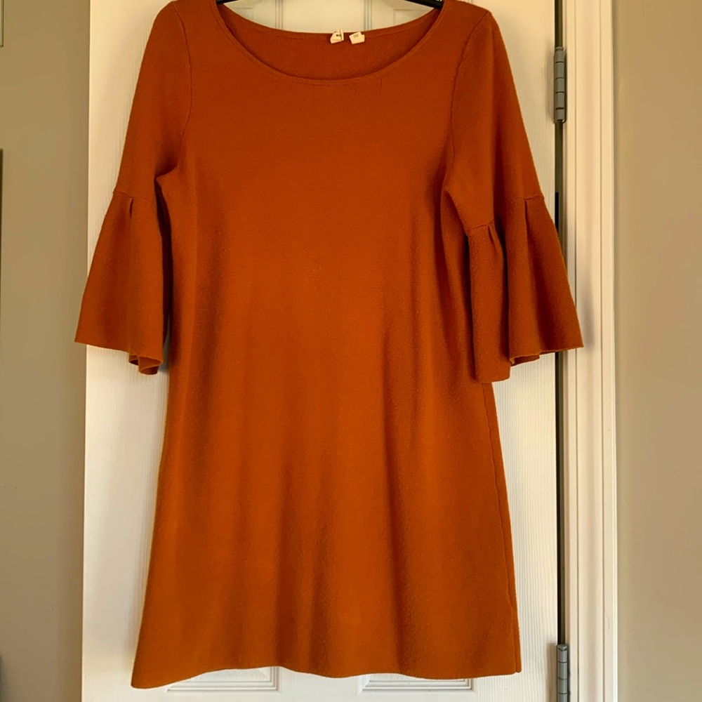 Moth by Anthropologie bell sleeve dress / tunic